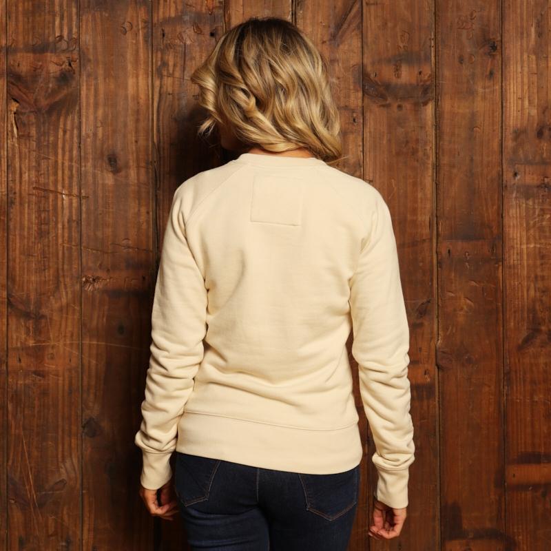 Moremi Embellished Nguni Pullover Sweat - Ivory