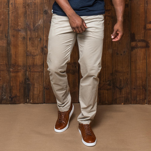 Sabi Sands Chino Trouser - Stone - Kingsley Heath