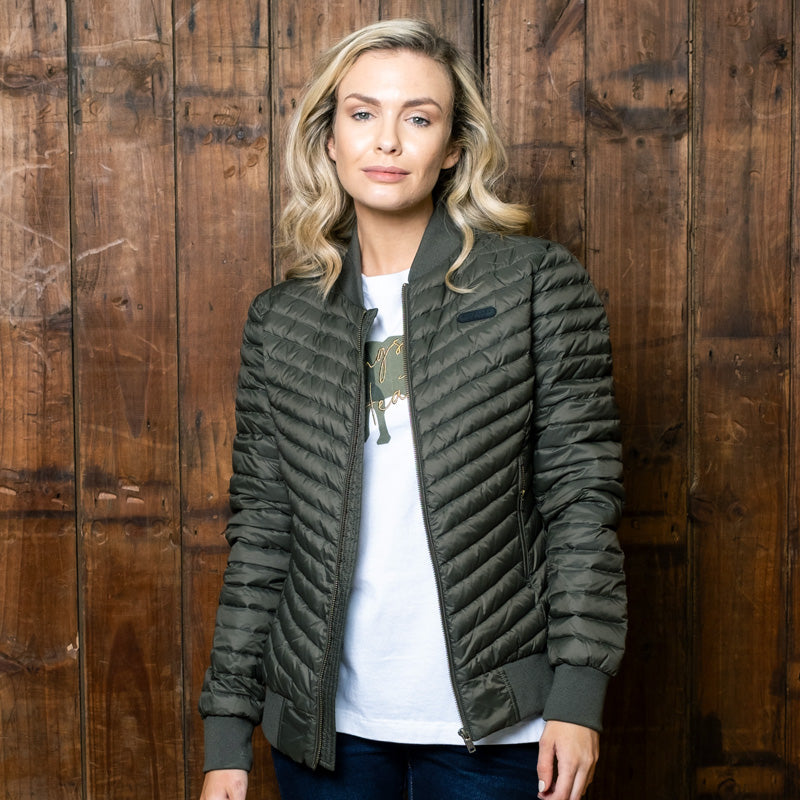 Tulbagh Bomber Puffer Jacket Fatigue