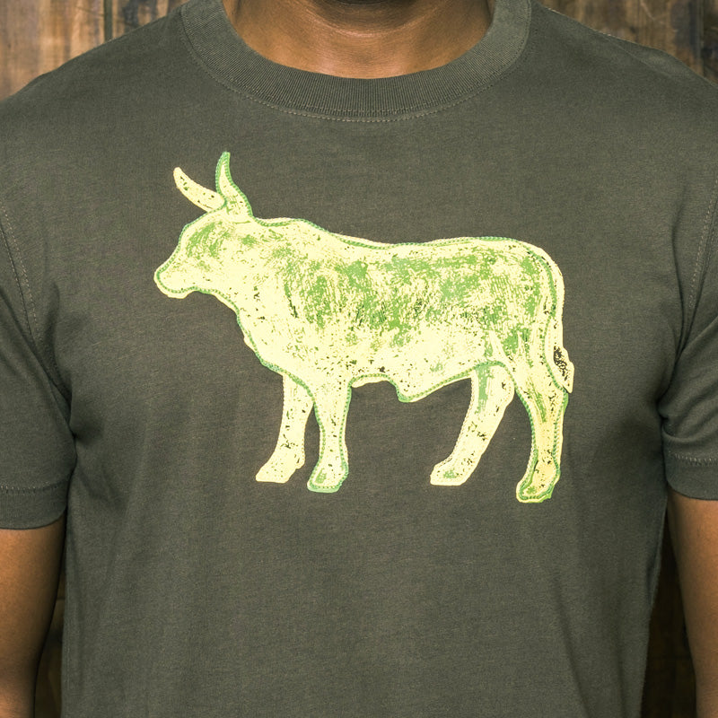 Vibrant Wash Nguni Crew Tee Fatigue