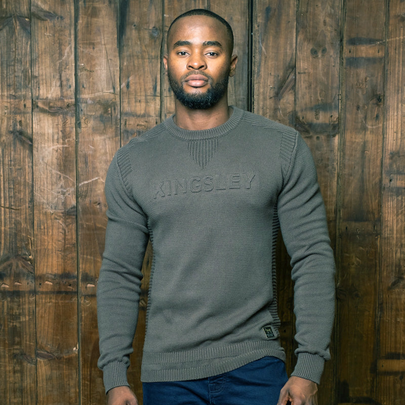 Kingsley Heath Styled Up Pullover Knit Fatigue