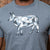 Funky Mosaic Nguni Crew Tee Jackal