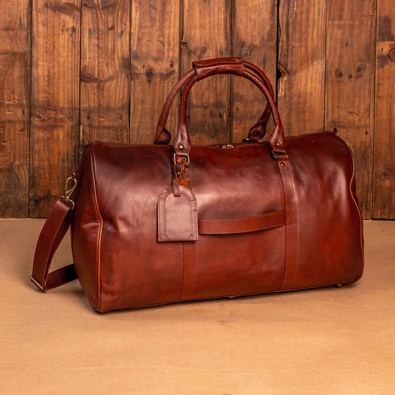 Kingsley Heath Trolley Sleeve Duffel Bag Tan - Main Image