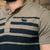 Gradiated Stripe Henley Fatigue