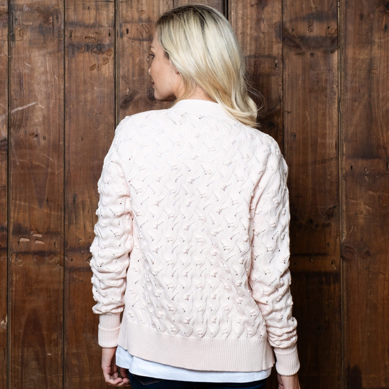 Femme Bobble Cardigan Sorbet