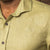 African Luxury Long Sleeve Linen Shirt Moss