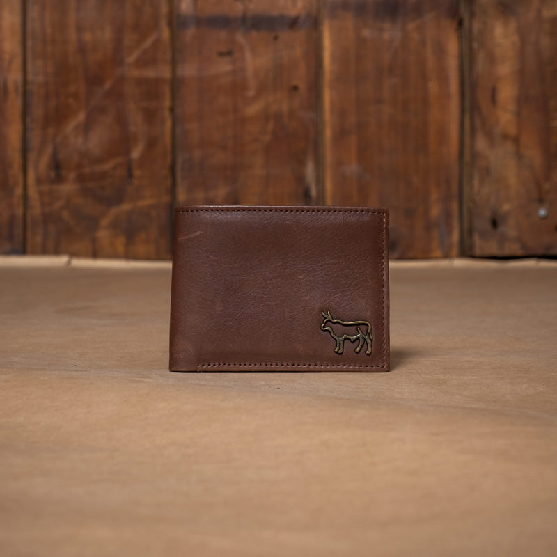 Kingsley Heath Metal Square Cardholder Wallet Buffalo