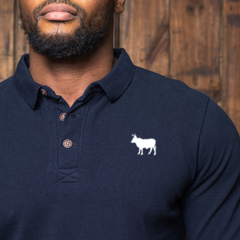 Classic Long Sleeve PK Polo Midnight