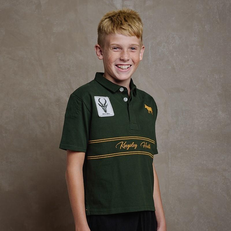 Champs MVP 2.0 Rugby Polo Short Sleeve - Forest