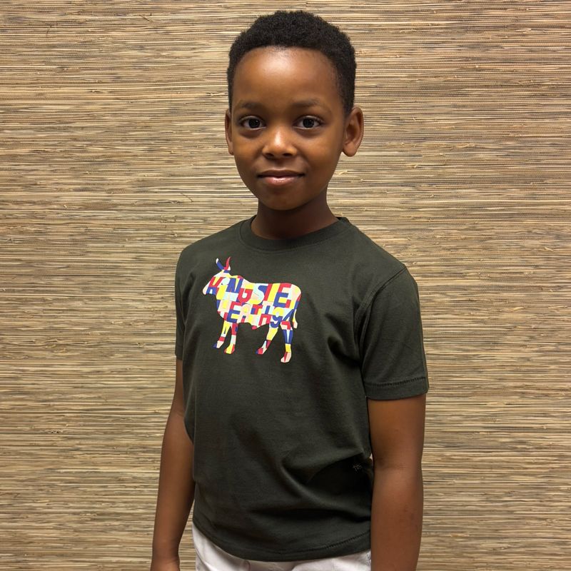 Colourblock Corp Nguni Crew Tee - Fatigue
