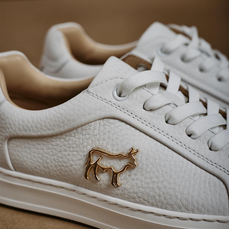 Kingsley Nguni Luxe Sneaker - Pelican
