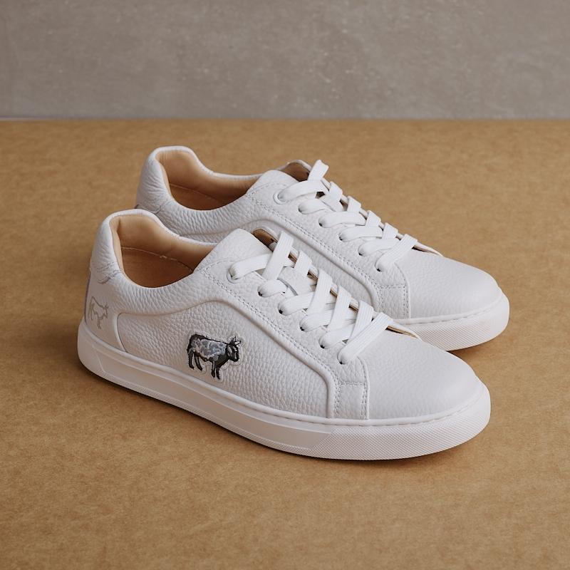 Nguni Luxe Badge Sneaker - Pelican