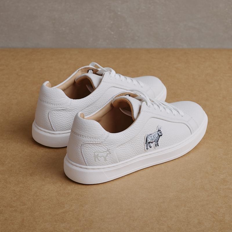 Nguni Luxe Badge Sneaker - Pelican