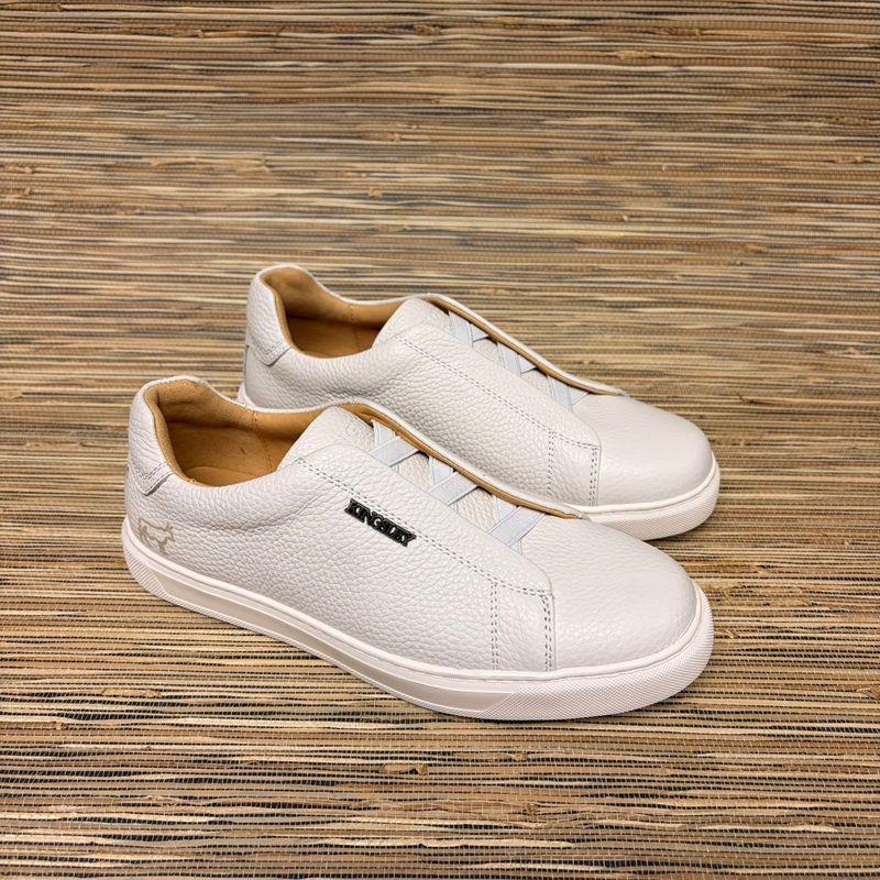 Elasticated Sneaker - Pelican
