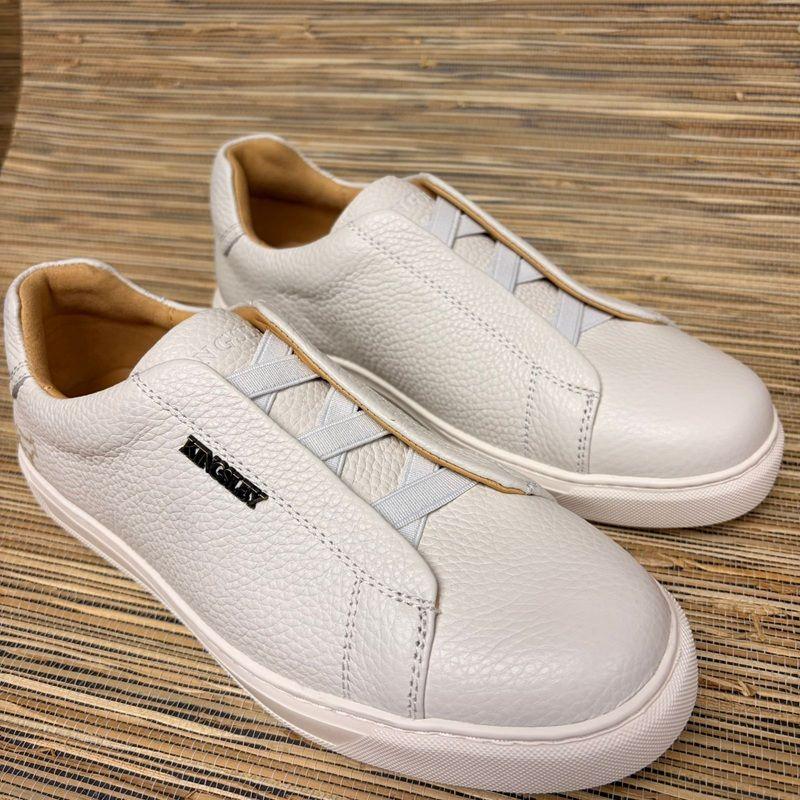Elasticated Sneaker - Pelican