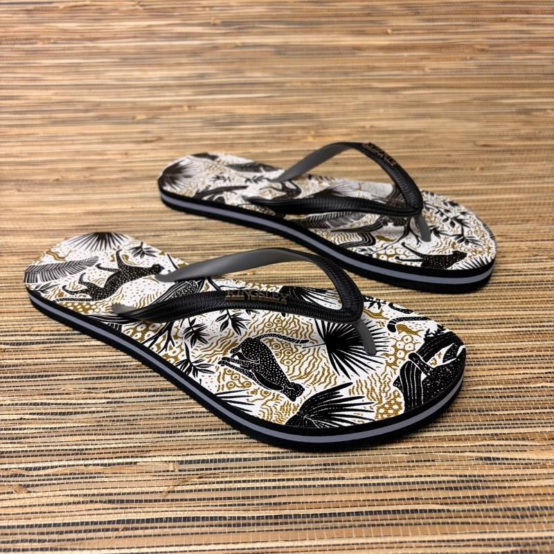 Leopard Luxe Flip Flop - Mamba