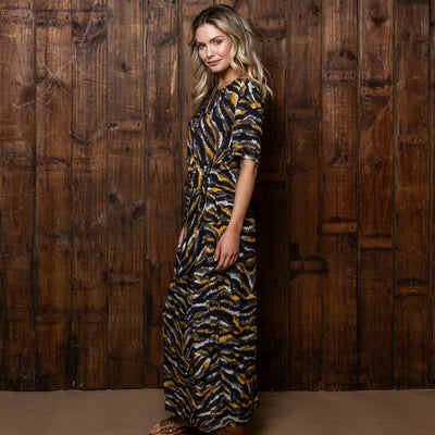 Camo Animal Wrap Dress