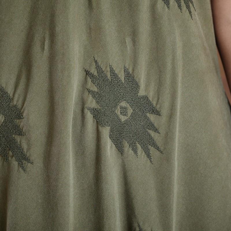 Summer Ndebele Strappy Dress - Fatigue