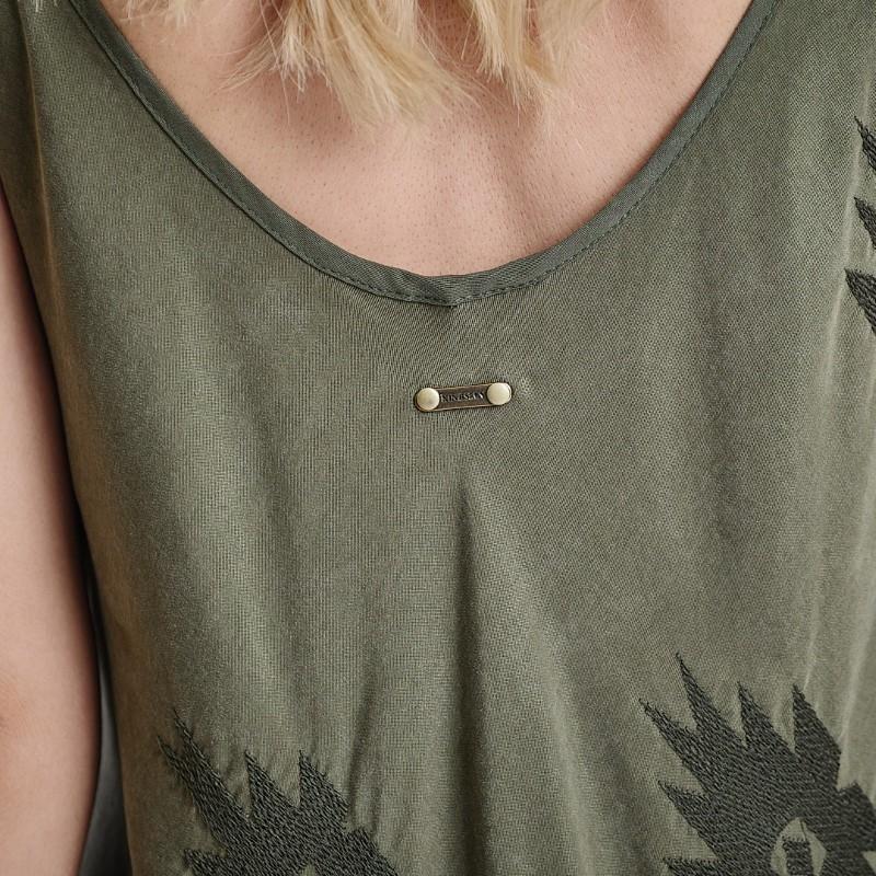 Summer Ndebele Strappy Dress - Fatigue