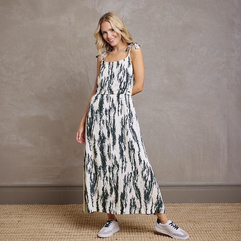 Kingsley Arbore Anatomy Strappy Dress - Stone