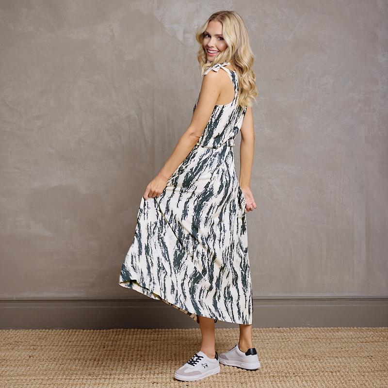 Kingsley Arbore Anatomy Strappy Dress - Stone
