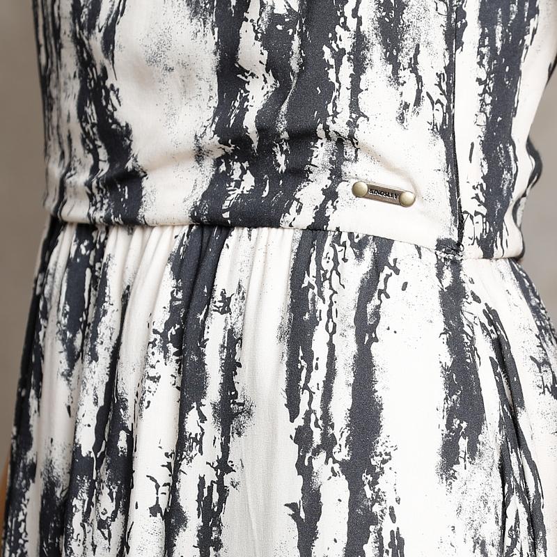 Kingsley Arbore Anatomy Strappy Dress - Stone