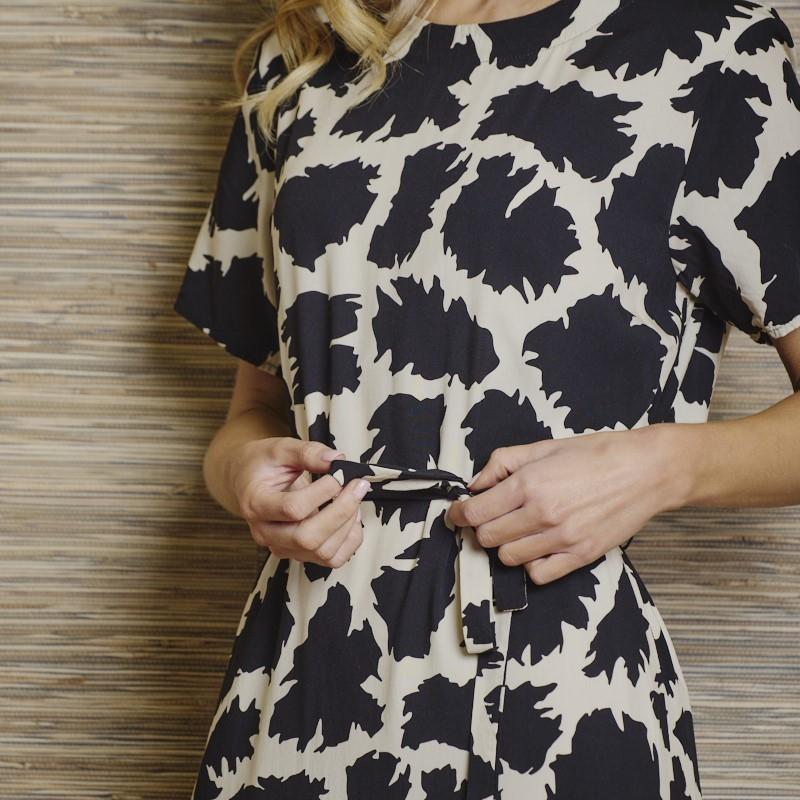Giraffe Print Maxi Dress  - Mamba