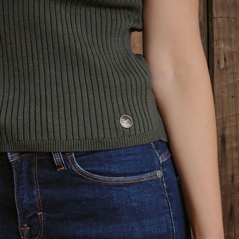 Kingsley Hermanus Knit Polo - Fatigue