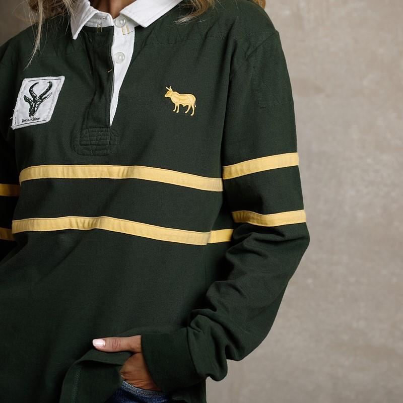 Champions 2.0 Rugby Polo Long Sleeve - Forest