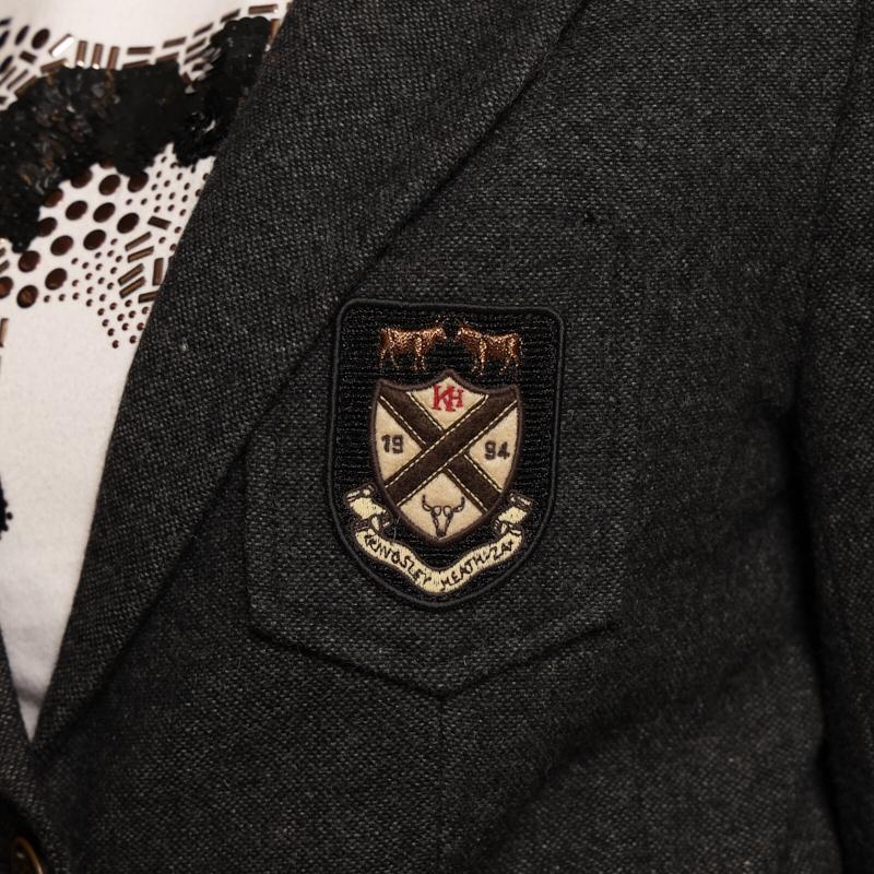 Kingsley Luxe Tweed Blazer - Jackal