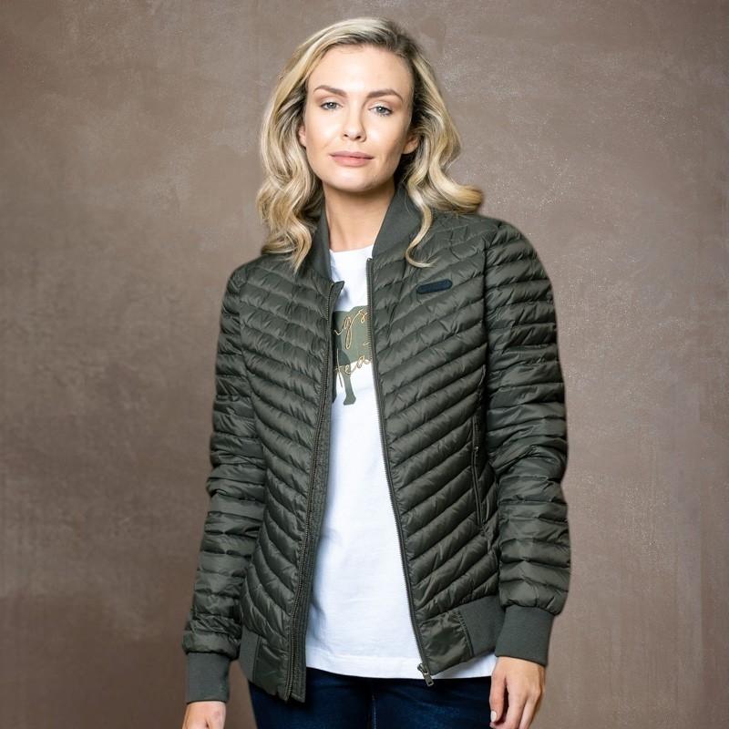 Tulbagh Bomber Puffer Jacket Fatigue - Fatigue - Kingsley Heath
