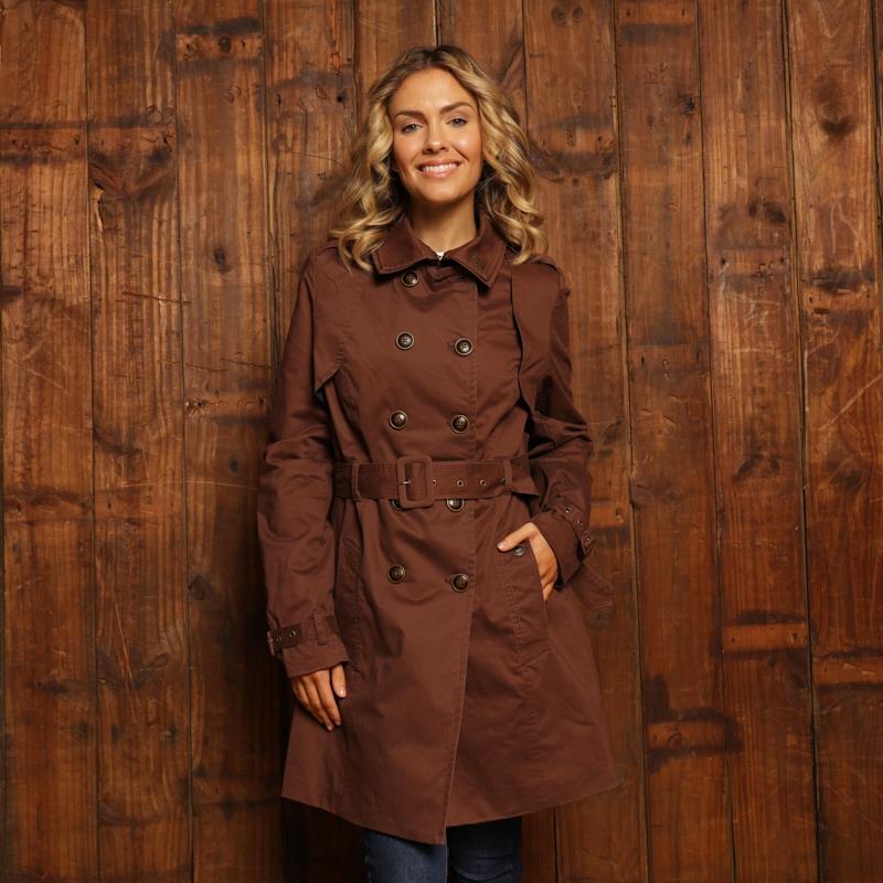 Cape Quarter Trench Coat III - Choc