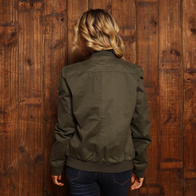 Kingsley Heath The Lawns Bomber Jacket - Fatigue