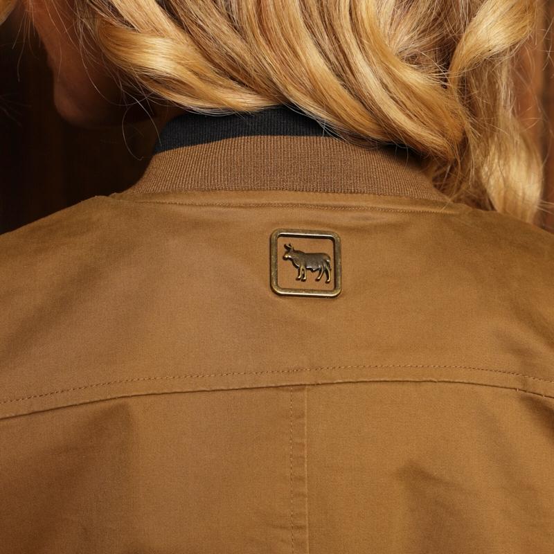Military Luxe Bomber Jacket - Olive
