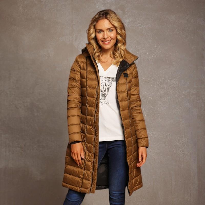 Hilton Longline Puffer - Olive