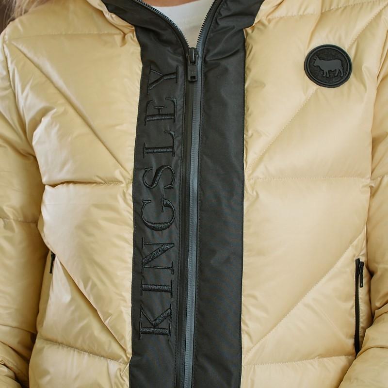 Cropped Puffer - Old Gold
