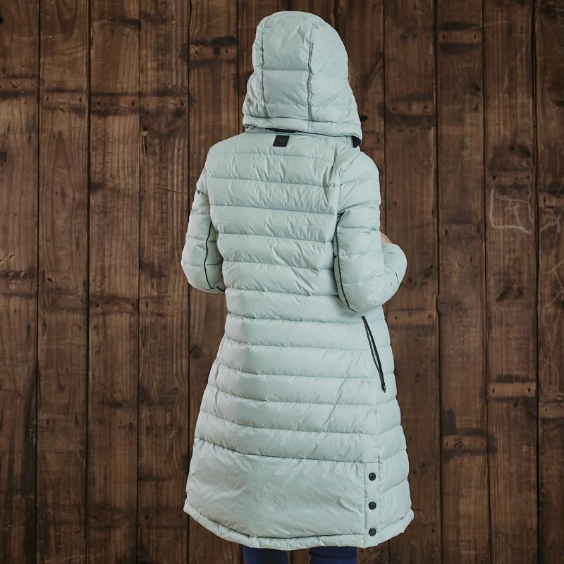 Longlines Puffer - Sage
