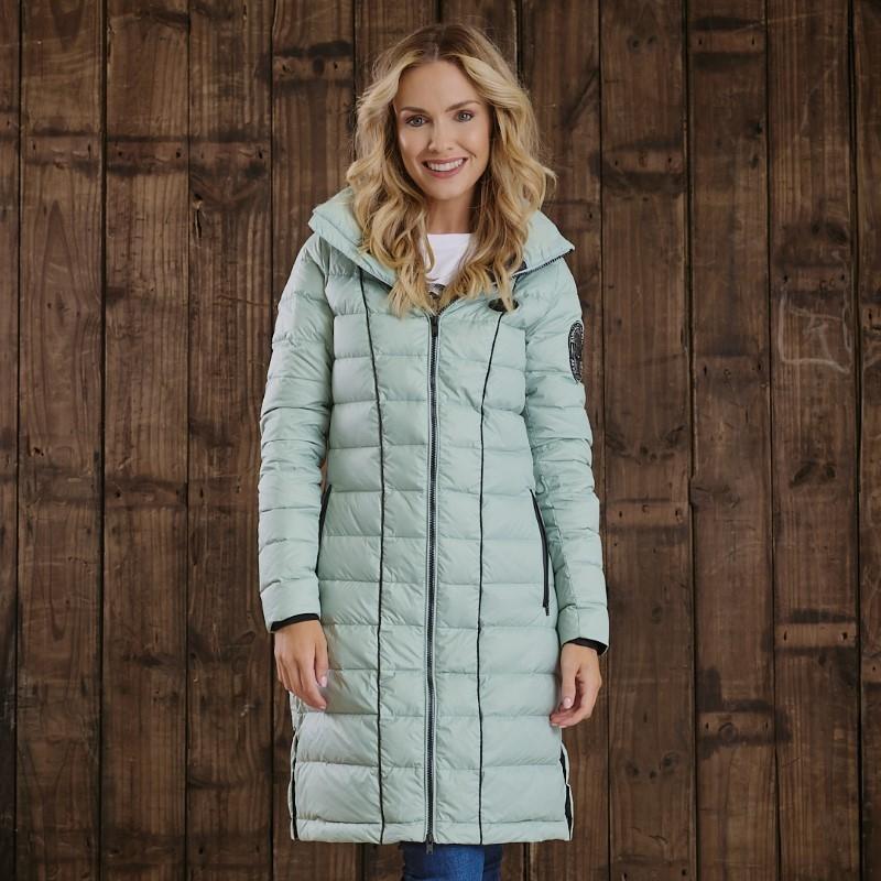 Longlines Puffer - Sage
