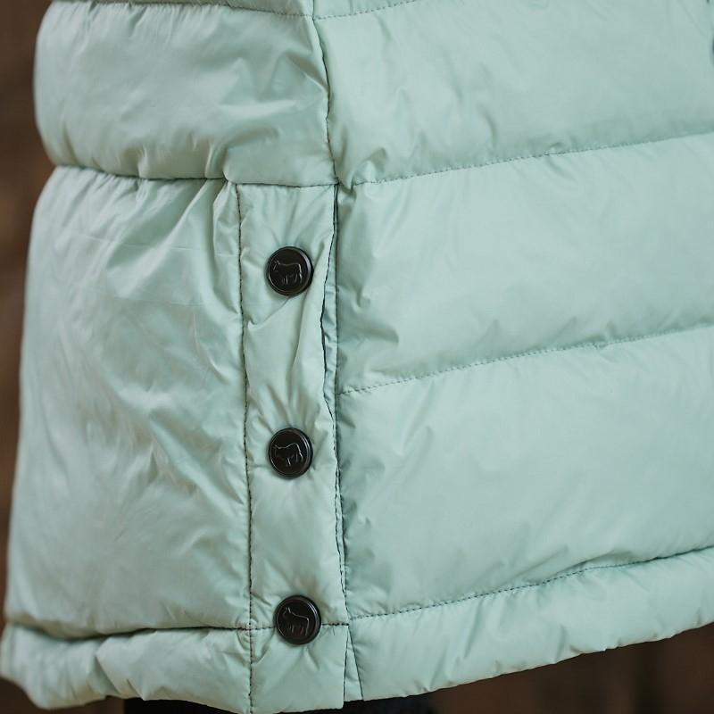 Longlines Puffer - Sage