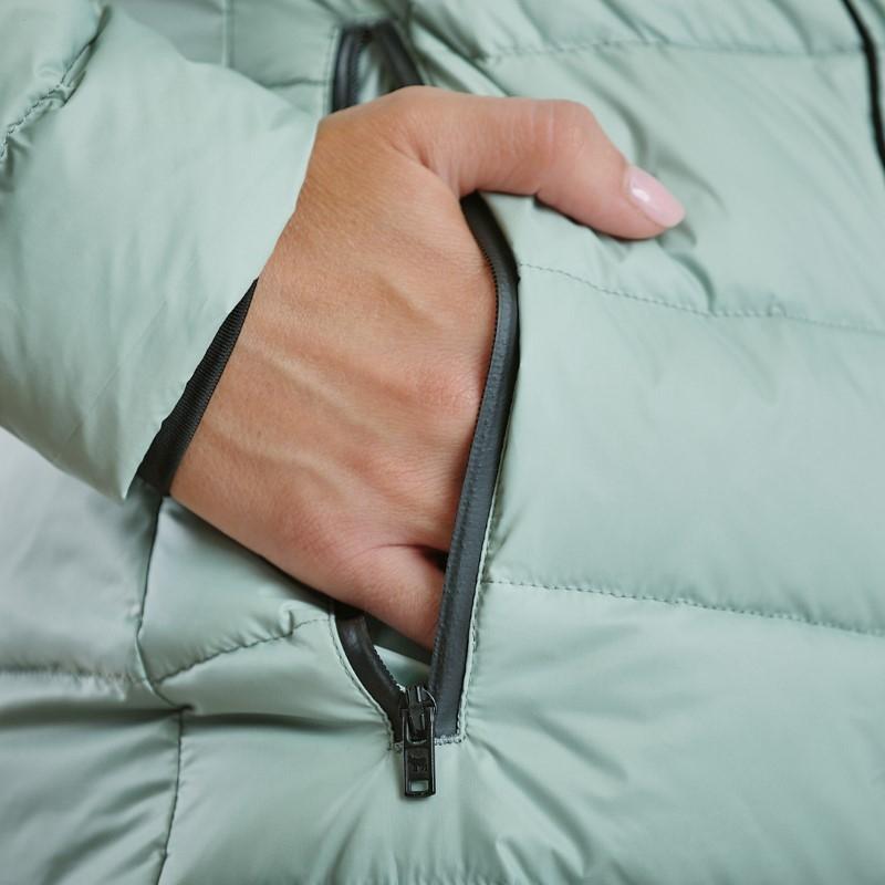 Longlines Puffer - Sage