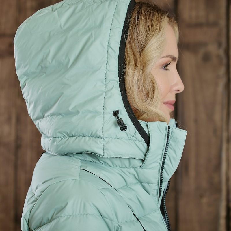 Longlines Puffer - Sage