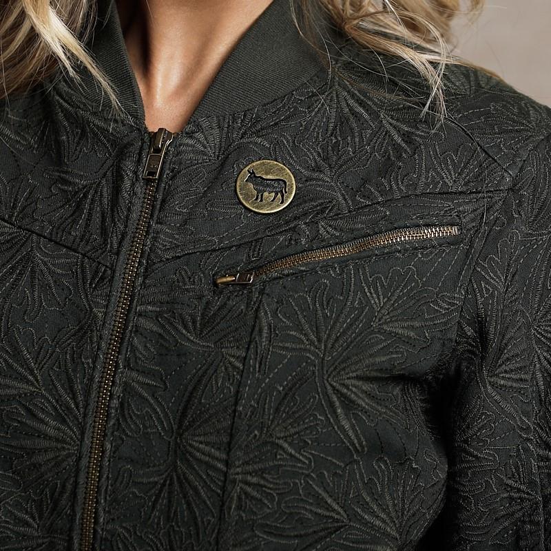 Escape Embroidered Bomber - Fatigue