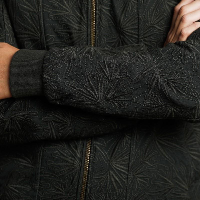 Escape Embroidered Bomber - Fatigue
