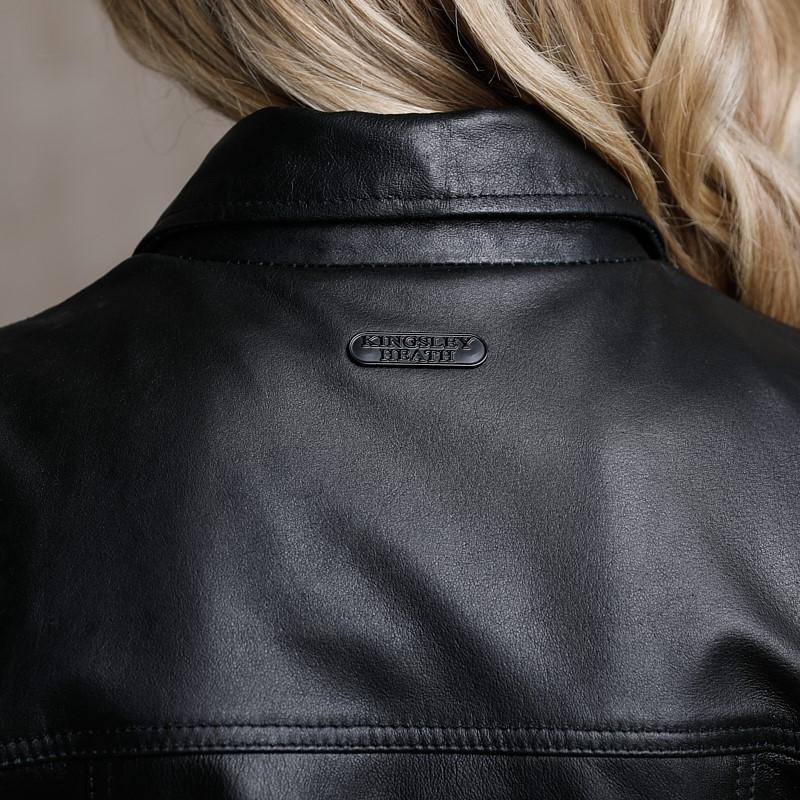 Clarence Biker Leather Jacket - Mamba