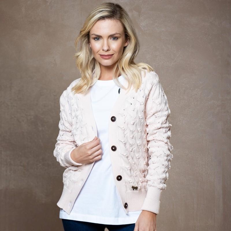 Femme Bobble Cardigan Sorbet  - Sorbet