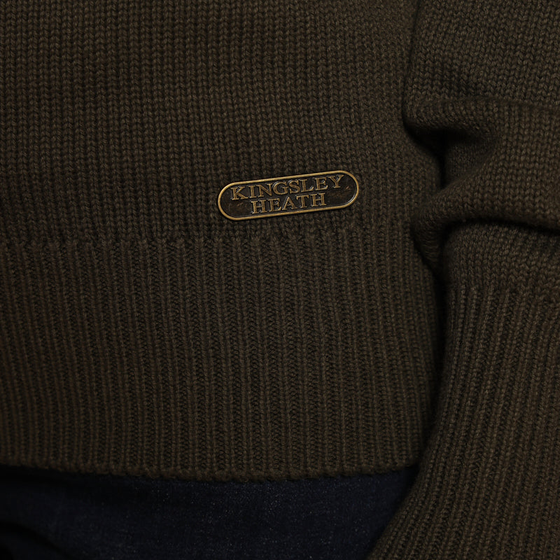 Kingsley Etosha Skull Pullover Knit - Fatigue