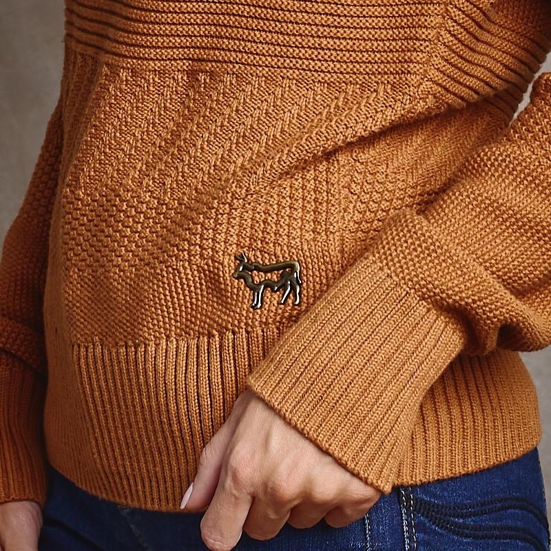 Cavendish Pullover Knit - Rust
