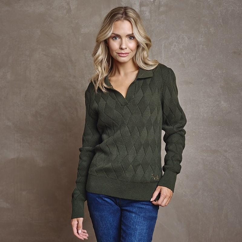 Weave Pull Over Knit - Fatigue