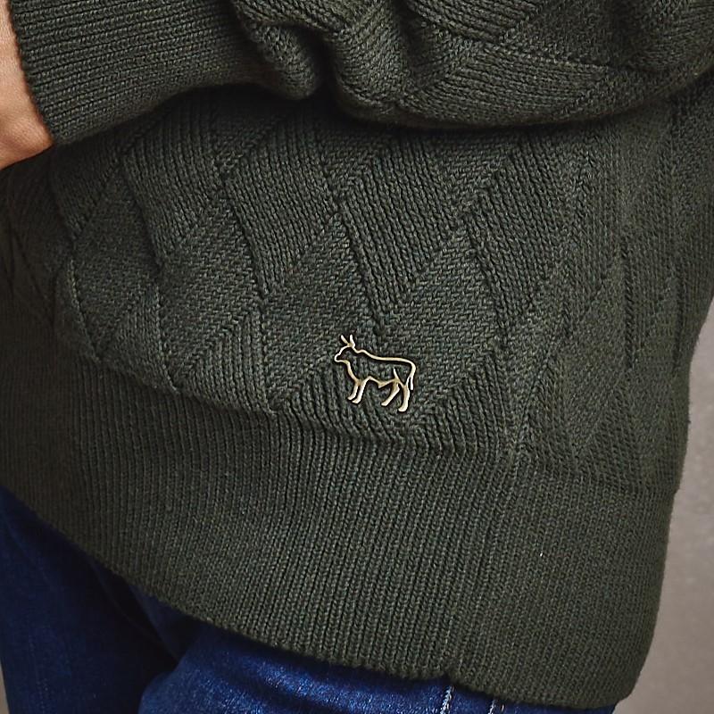 Weave Pull Over Knit - Fatigue