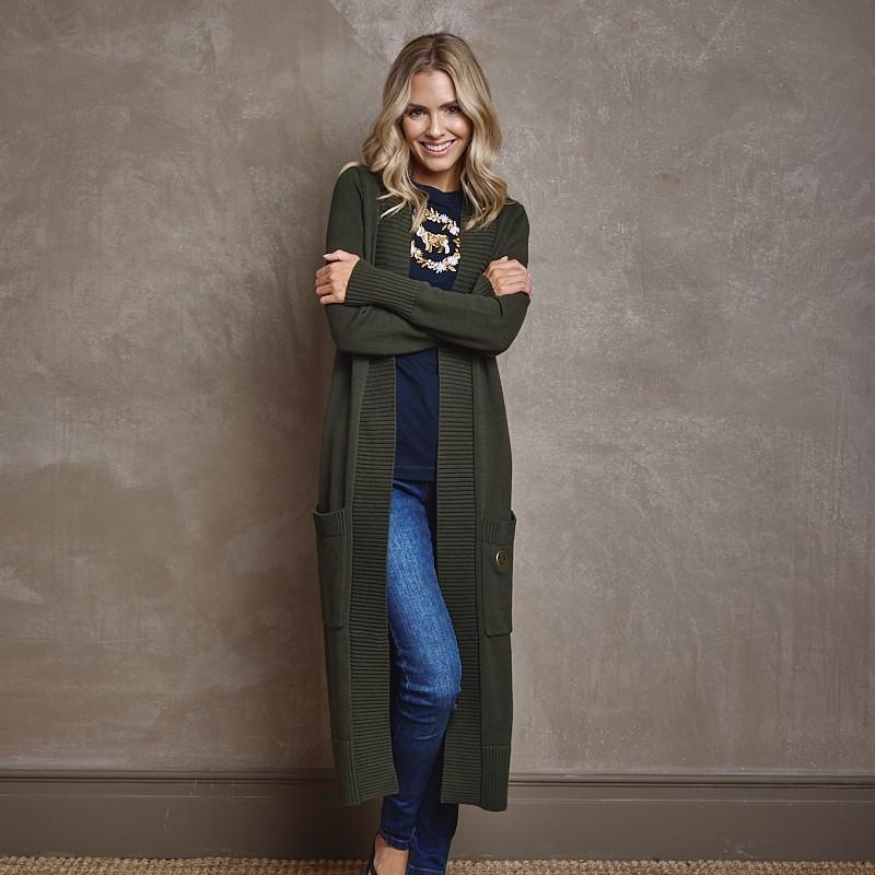 Chapmans Cardi Knit - Fatigue